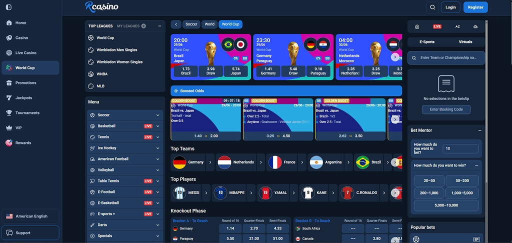 RCasino sportsbook